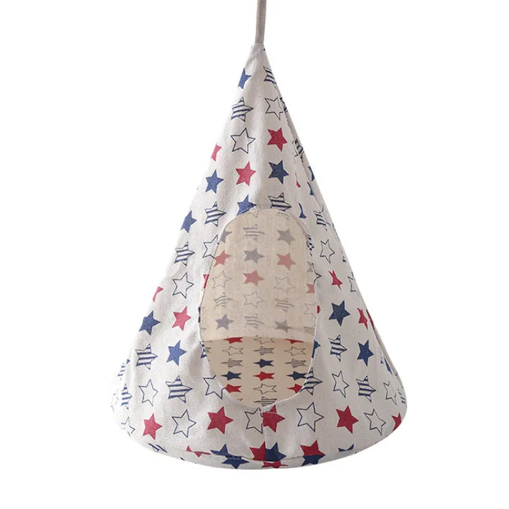 Durable cat bed with tent, designed for long-lasting pet relaxation.