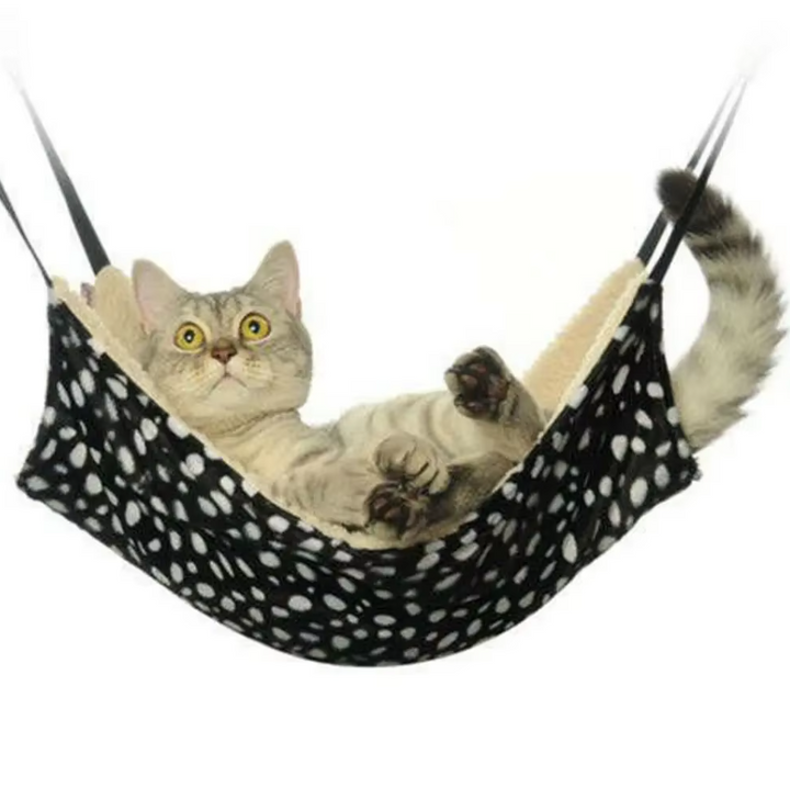 Cozy cat hammock bed for cage or home, hanging design for ultimate pet comfort