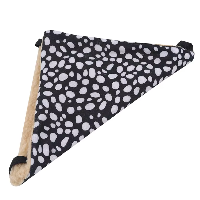 Versatile cat bed, attaches to cages or furniture, providing a warm and secure spot