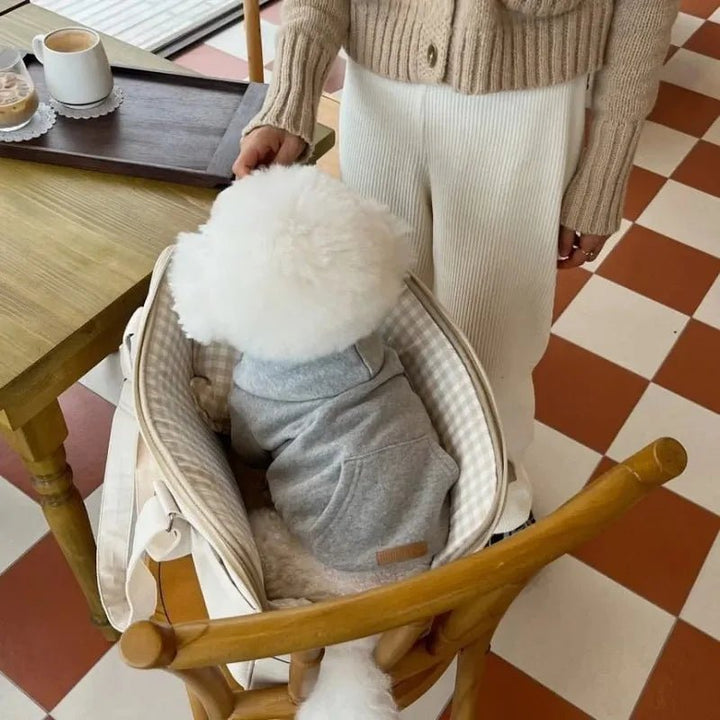 Autumn wear dog sweatshirt, soft and warm, ensuring pet comfort in colder months.