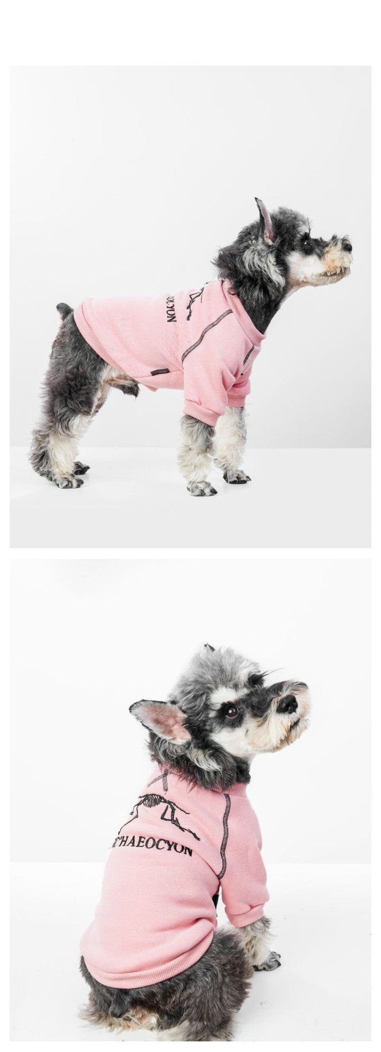 Red fleece dog hoodie for extra warmth, featuring sturdy zipper for easy wear.