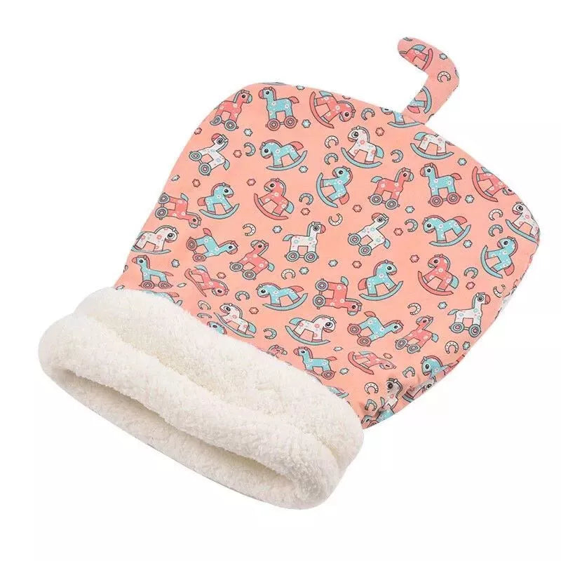 Inviting cat sleeping bag and adventurous play tunnel combined, an essential animal accessory.