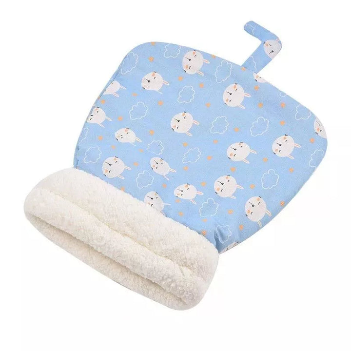 Comfortable and stylish cat sleeping bag featuring a built-in play tunnel for enrichment.