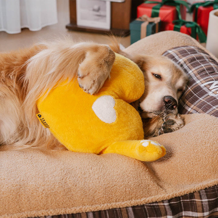 Decorative heart pillow, a comfy plush cushion adding warmth to any room