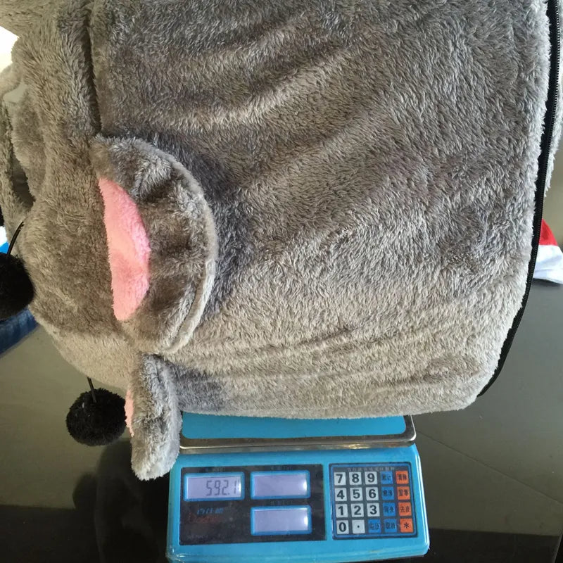 Comfortable mouse design cat bed, plush sleeping space offering warmth for pets