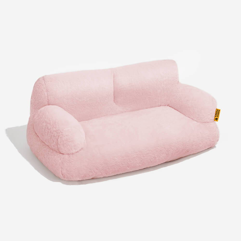 Luxurious diamond pattern pet bed, ensuring a comfortable sleep for small pets