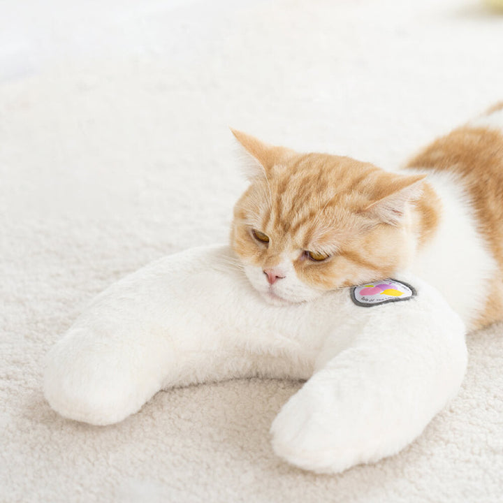 Fluffy pet pillow, supportive dog bed for restful sleep, easy-clean washable design