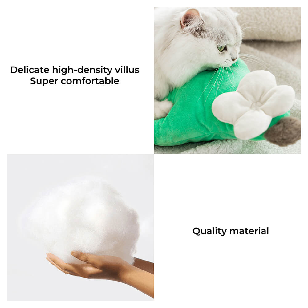 Premium pet pillow, calming pet bed for joint support, suitable for all pets