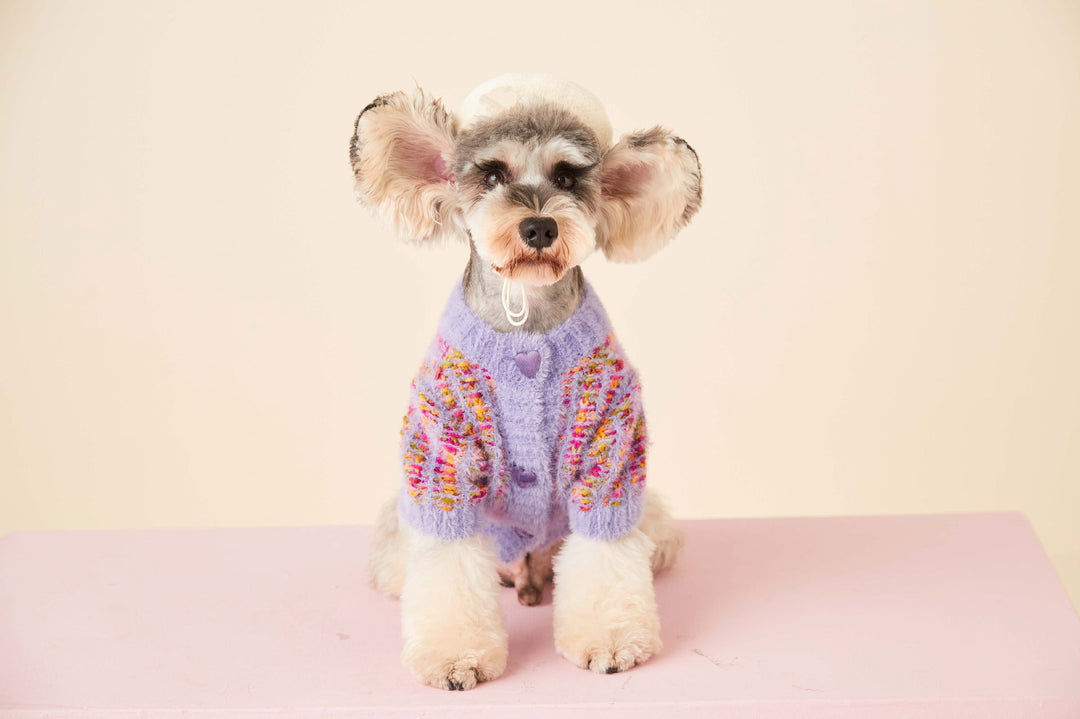 Pet Plush Fleece Dog Sweater in gray, designed for comfort and warmth during winter
