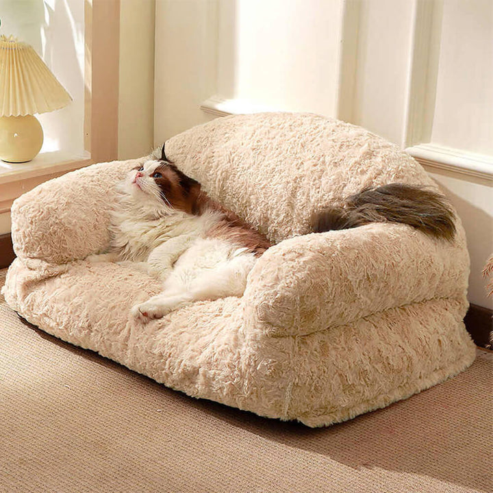 Cozy full support pet bed, washable cover, ideal for small to medium dogs & cats