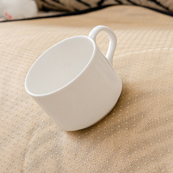 Durable, washable sectional couch cover in plush fabric, featuring an effective anti-slip wheat-ear design