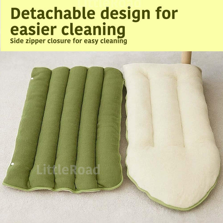 Comfortable winter pet bed, cream, removable and machine washable, cozy pet supplies