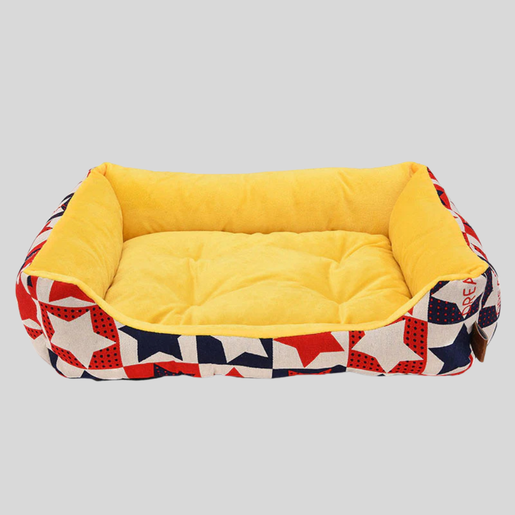 Cozy winter warm pet bed house for small animals, perfect for cats or small dogs.