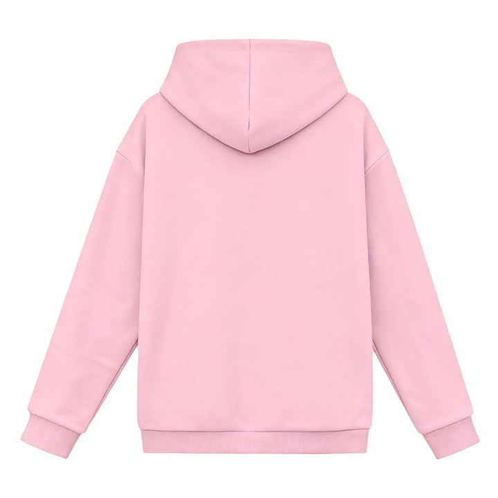 Stylish women's pet carrier sweatshirt, cozy pullover design with secure pet holding pouch.