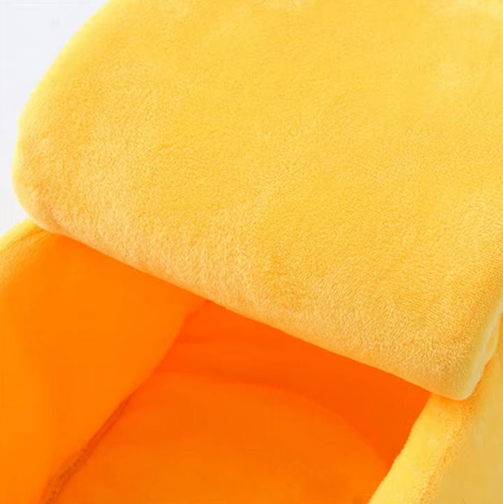 Banana pet bed, a fun and functional addition to pet care accessories.