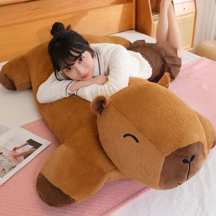 Durable Capybara animal plush, a high-quality soft toy built for lasting cuddles.