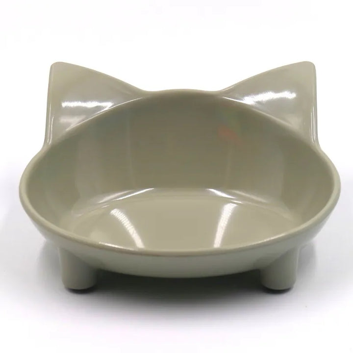 Pet feeding accessory: cute cat ear design food bowl for cats and dogs
