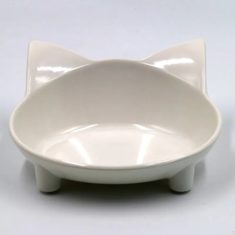 Modern pet care bowl: durable cat ear design for feeding any pet