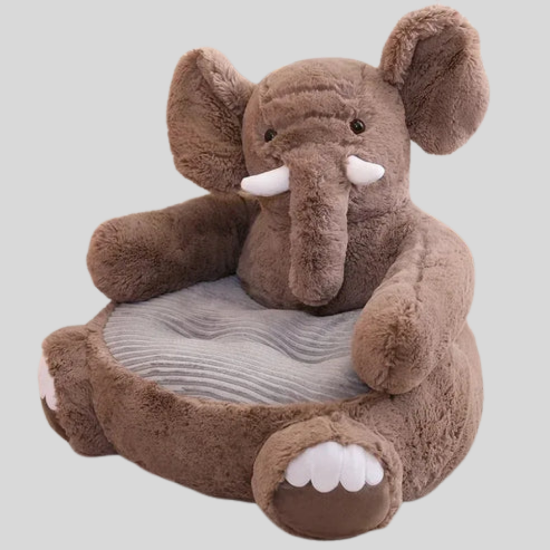New4 plush pet bed, an orange fox shape, ensuring warm and comfortable pet rest.