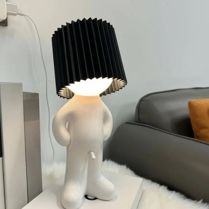 Decorative LED mood light, whimsical, energy-efficient table lamp, a unique home decor accent.