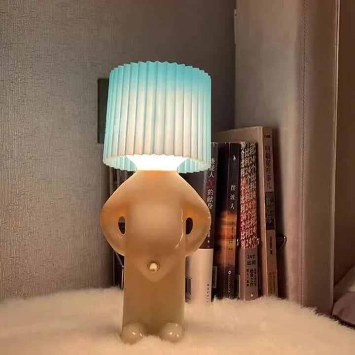 Unique decorative LED table lamp, whimsical lighting & playful home decor accent, energy-efficient.