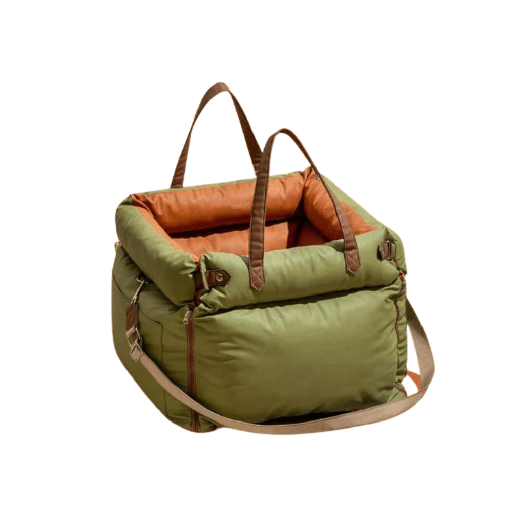 Portable pet booster seat with non-slip base for small to medium dogs, ultimate pet safety