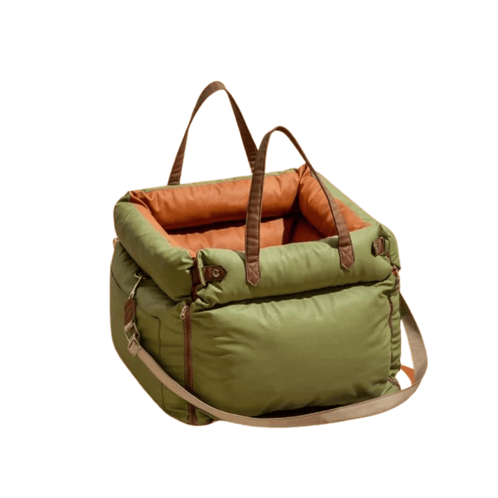 Portable pet booster seat with non-slip base for small to medium dogs, ultimate pet safety