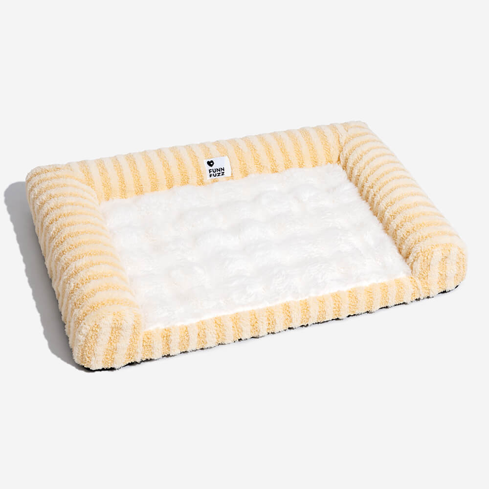 Orthopedic fluffy large dog bed, durable and washable