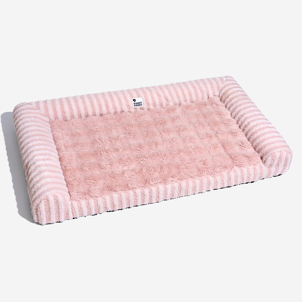 Pet comfort bed, fluffy design, great for large anxious dogs