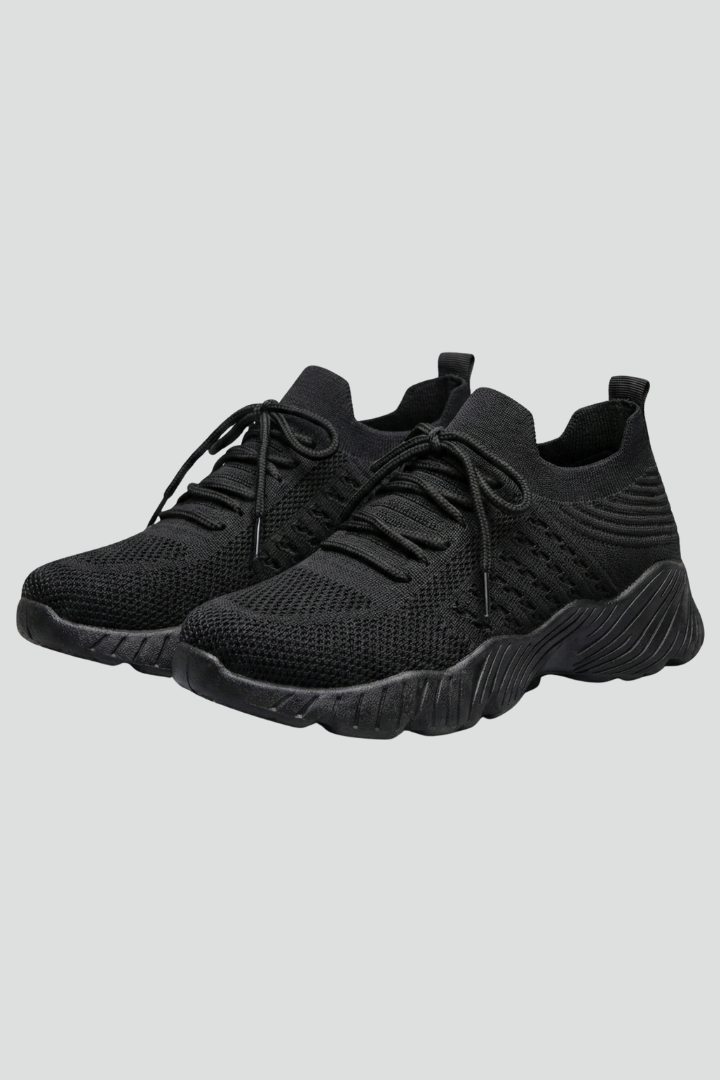 Women's everyday comfort lace-up sneakers. Perfect casual walking shoes with an athletic design.
