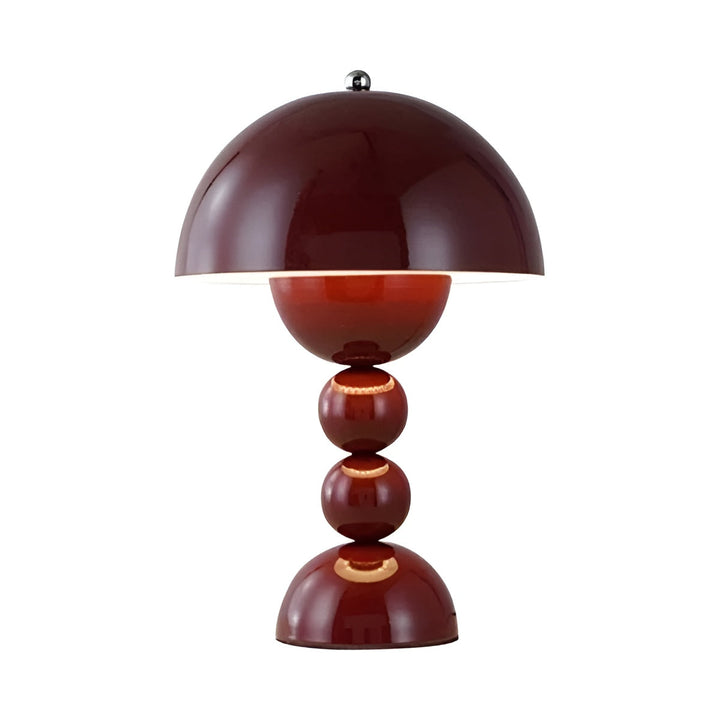 Modern Nordic dimmable LED lamp, unique flower bud shape for desks or bedsides.