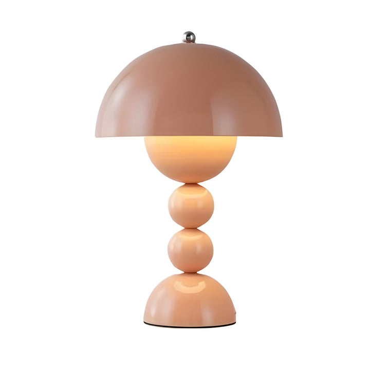 Scandinavian LED desk lamp with unique flower bud design, dimmable functionality.