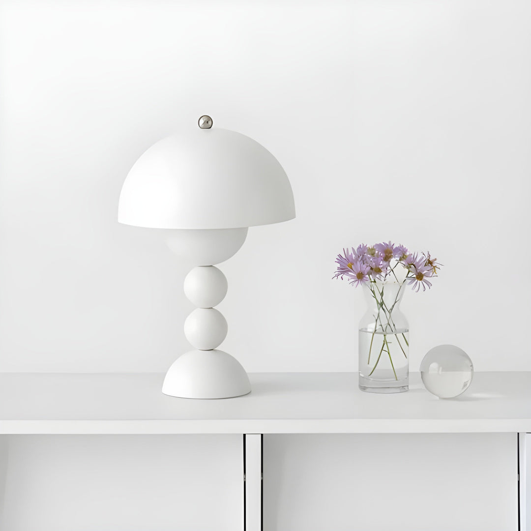Modern dimmable LED desk lamp, Nordic flower bud shape, versatile and decorative.