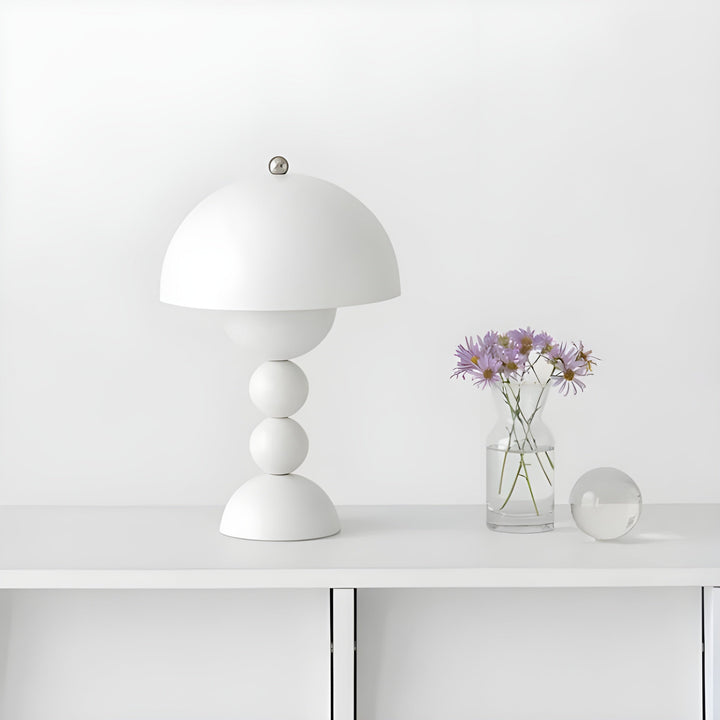 Modern dimmable LED desk lamp, Nordic flower bud shape, versatile and decorative.