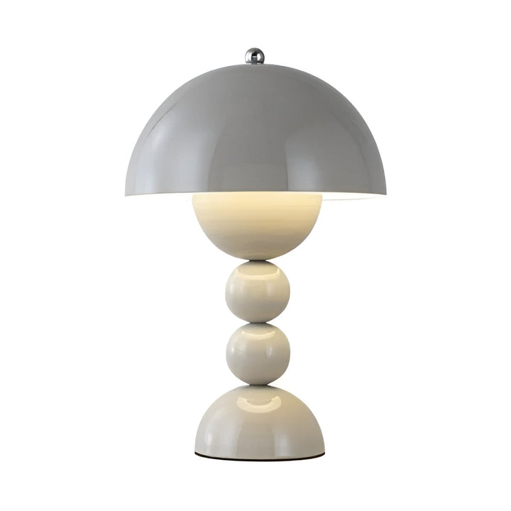 Sleek Scandinavian LED table lamp, dimmable flower bud design for modern homes.