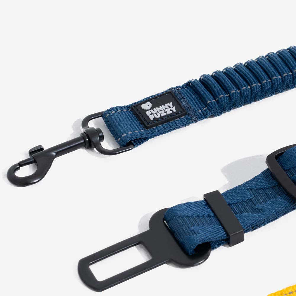 Nylon car seat belt & harness for dogs ensuring pet safety