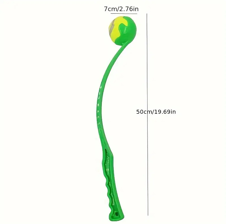 Durable dog ball launcher, an essential pet accessory for long throw fetch and outdoor fun.