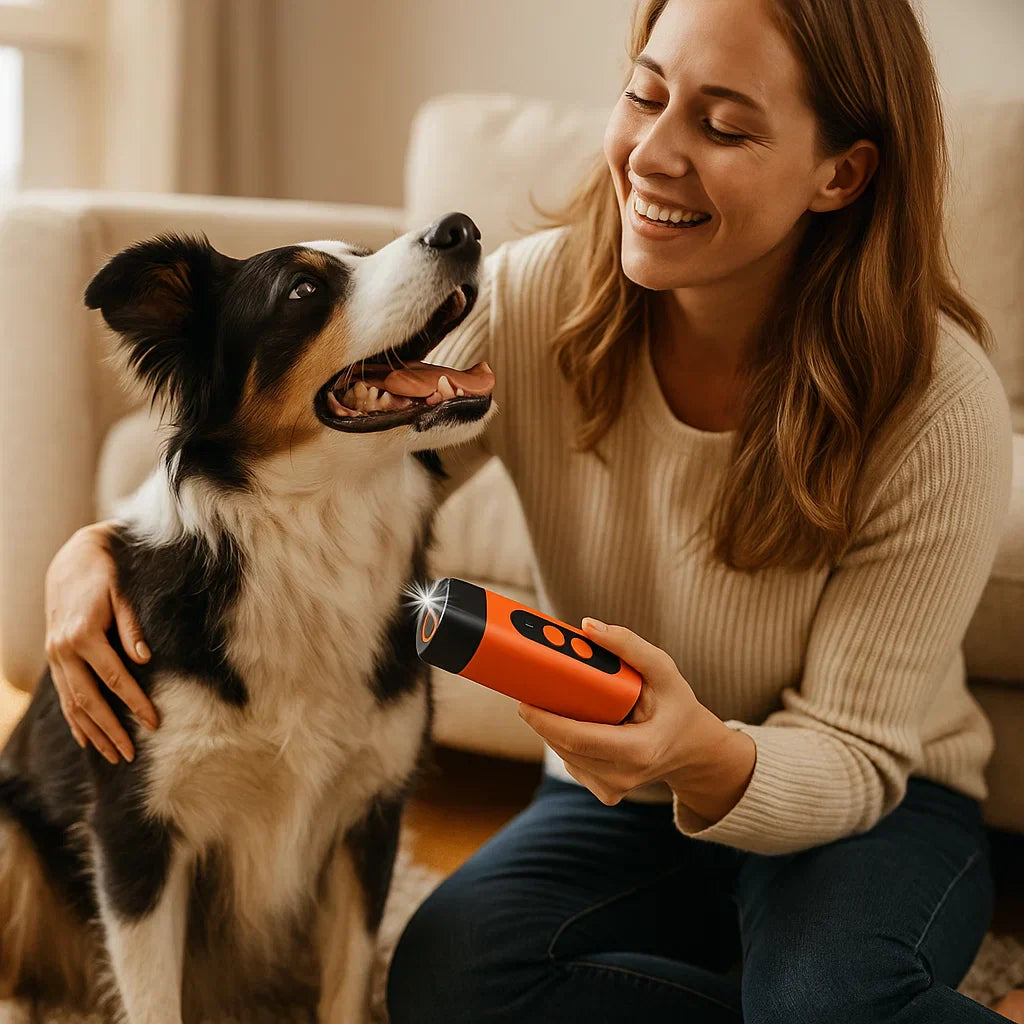Dog Bark Control Ultrasonic Device for effective, humane pet training indoors and outdoors
