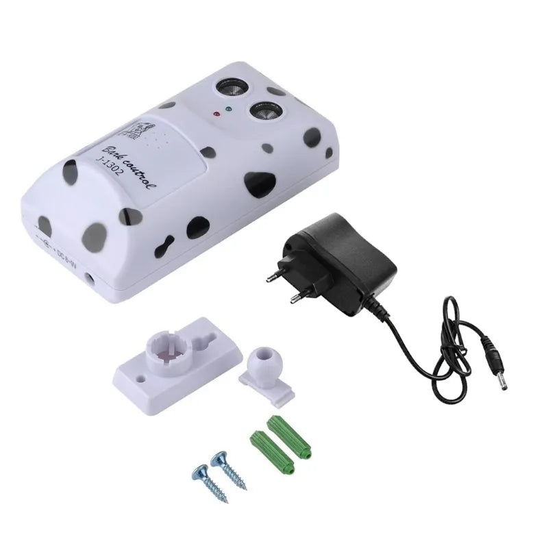 Ultrasonic device for dog bark control, with easy-to-use buttons, pet wellness tool