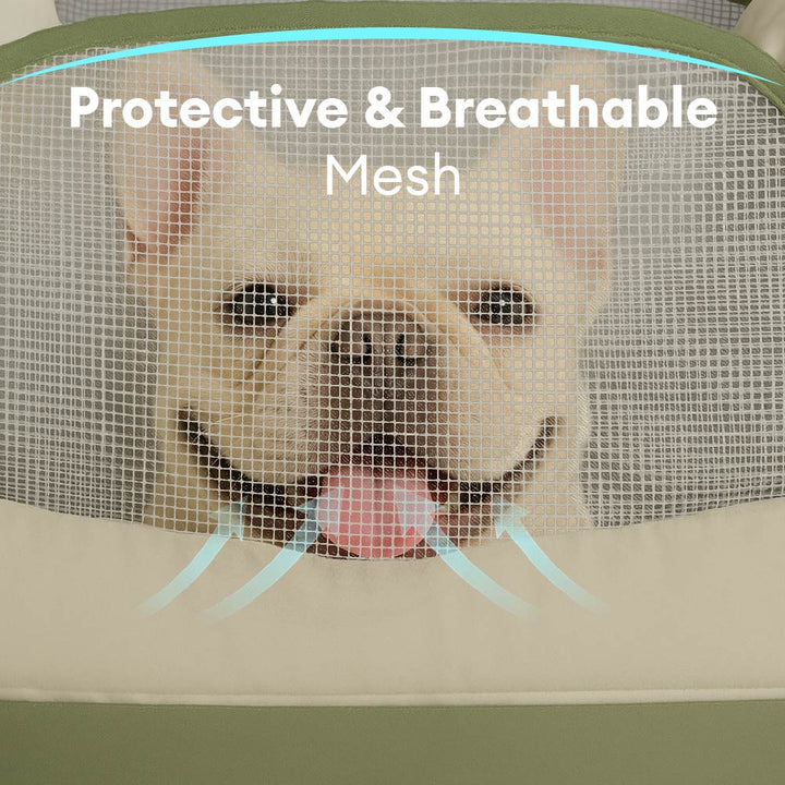 Anxiety-relief dog car seat for medium pets, with soft padding and adjustable straps
