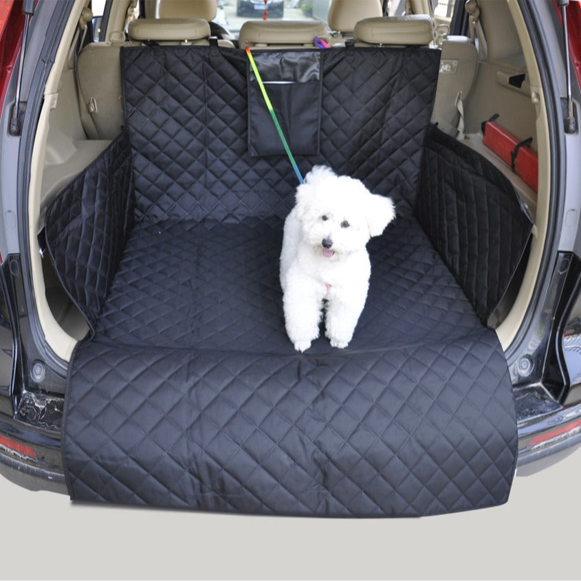 Waterproof dog car boot protector for large vehicles, pet travel accessory for clean interior