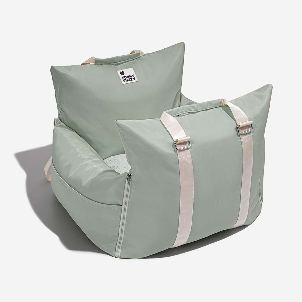 Durable dog car seat booster bed, designed for long-lasting pet travel safety.