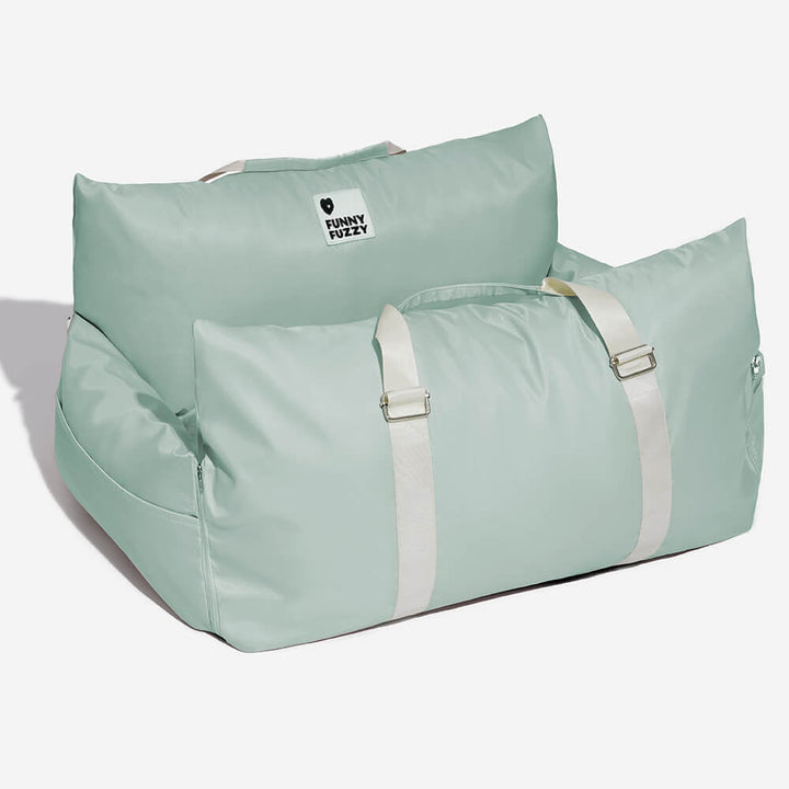 Washable dog car booster bed, keeps your car clean from pet hair and dirt.