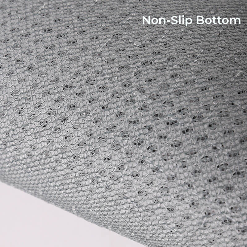 Non-slip dog car seat cover, chenille, breathable, scratch-proof pet protector for secure travel