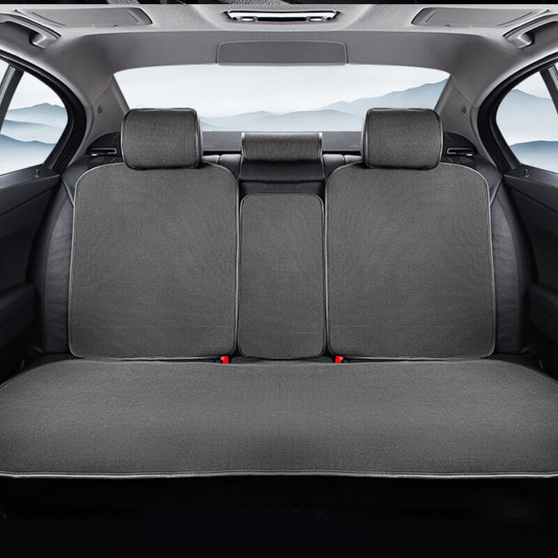 Dog car seat cover made of breathable chenille fabric, durable, scratch-resistant, non-slip