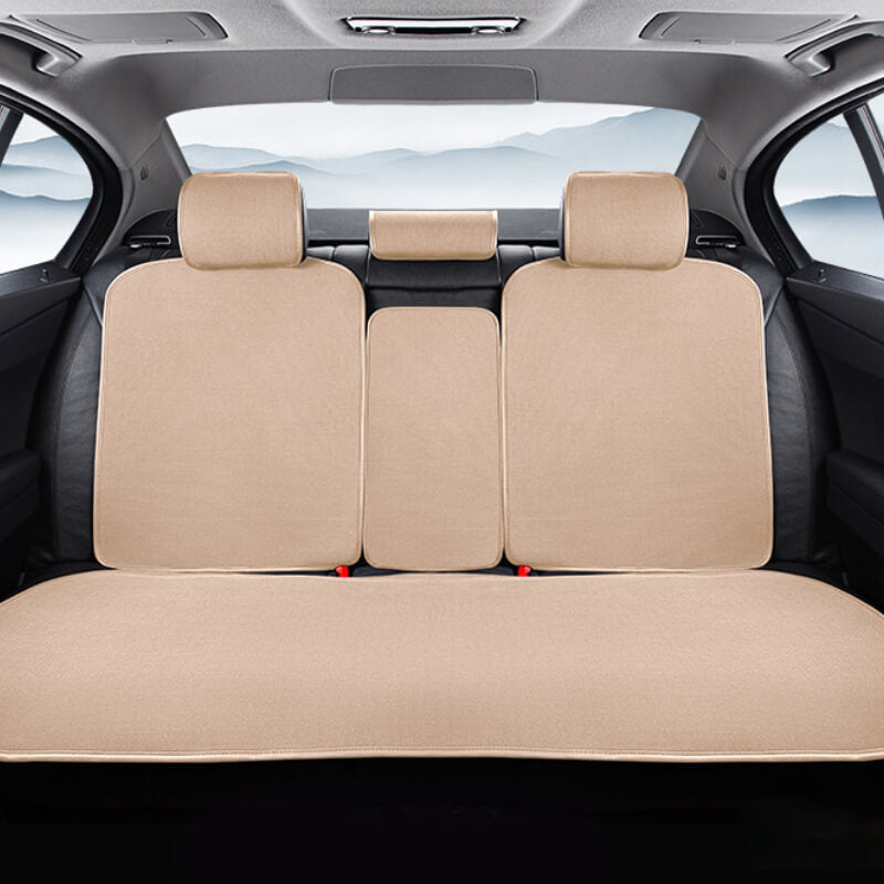 Pet car seat cover, chenille material, breathable and scratch-resistant for dog travel