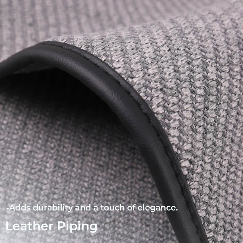 Comfortable dog car seat protector, chenille, anti-scratch, breathable, non-slip for vehicles