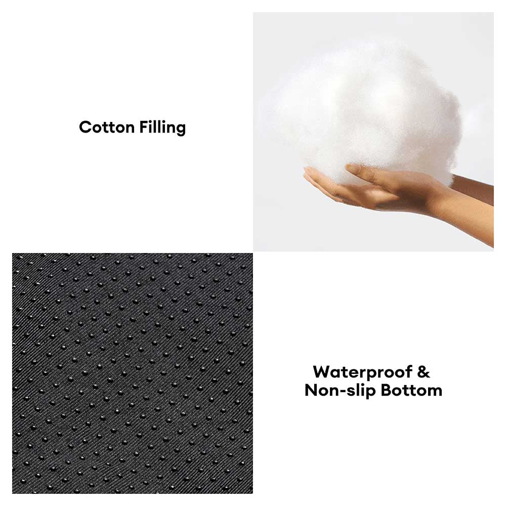 Pet mat designed specifically for cooling, featuring a non-slip bottom for active dogs.