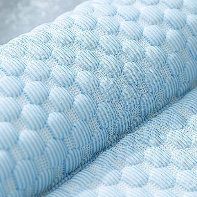 Pet comfort dog bed: a silk cooling mat with a cozy plush cushion for warm weather.