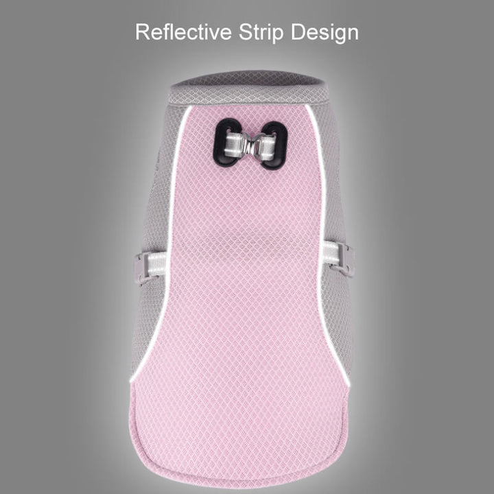 Blue dog cooling vest, a breathable solution for sun protection and hot summer days.